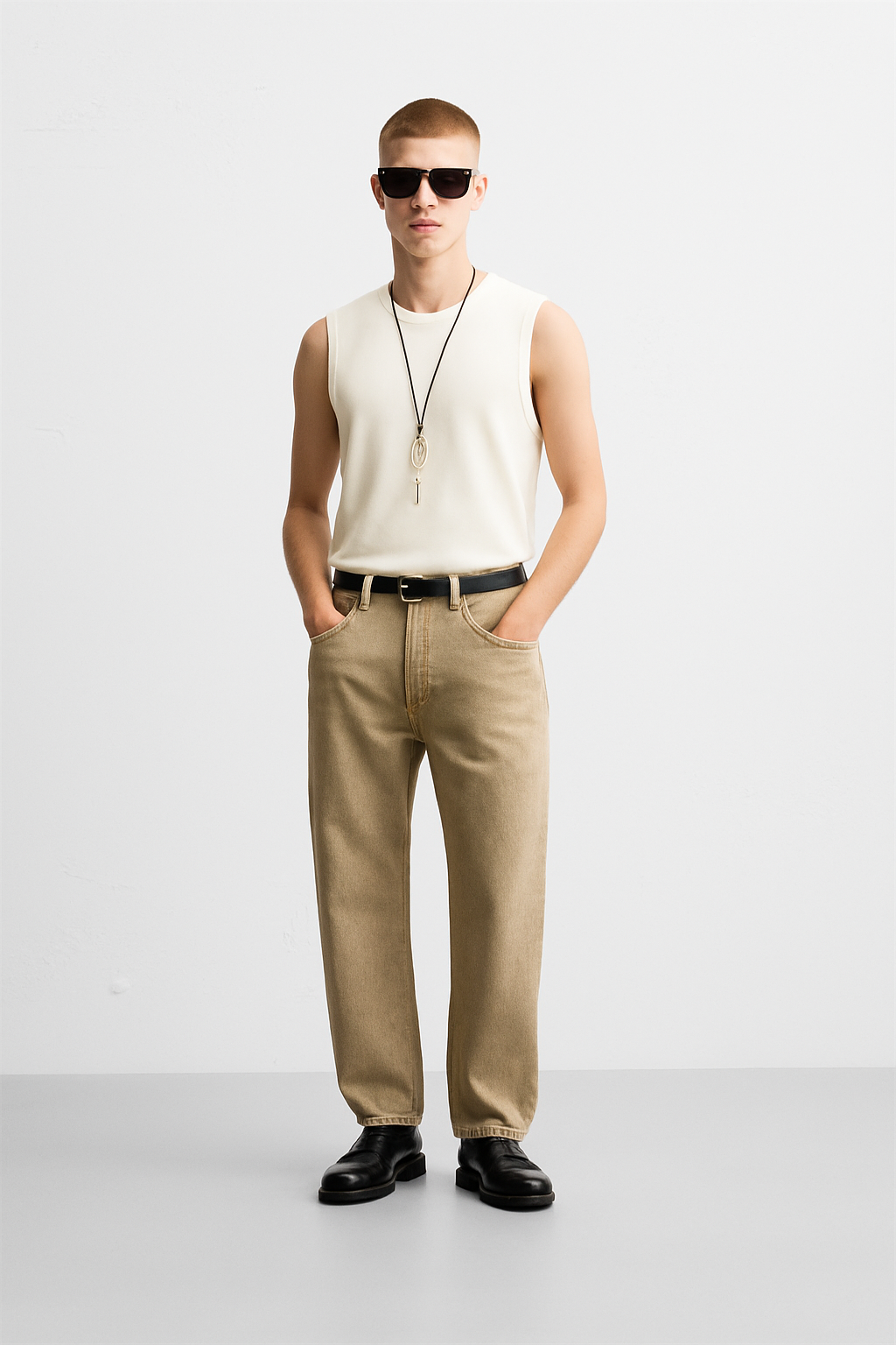 Cotton Blend Tank Top