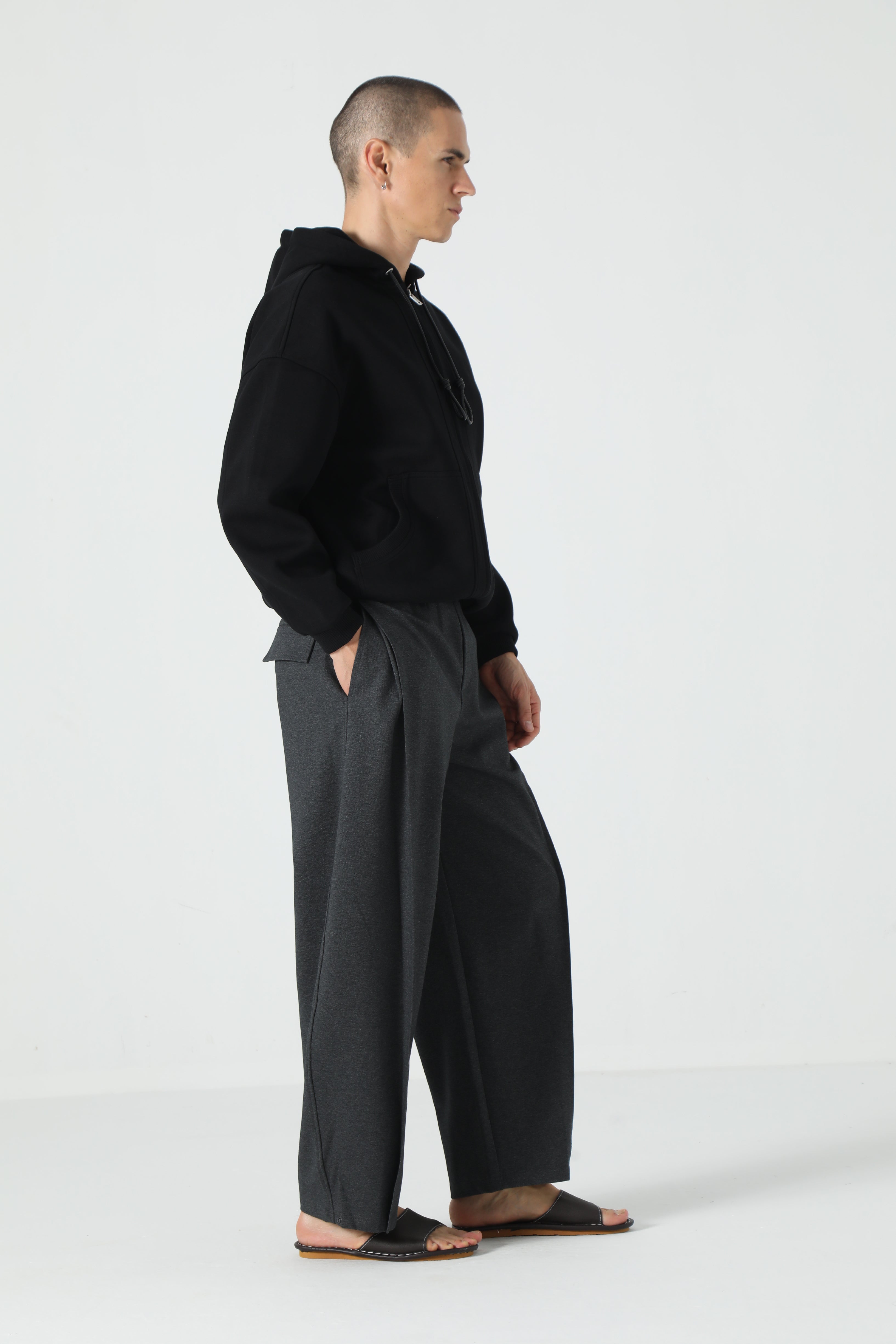 Double-Layer Jersey Joggers