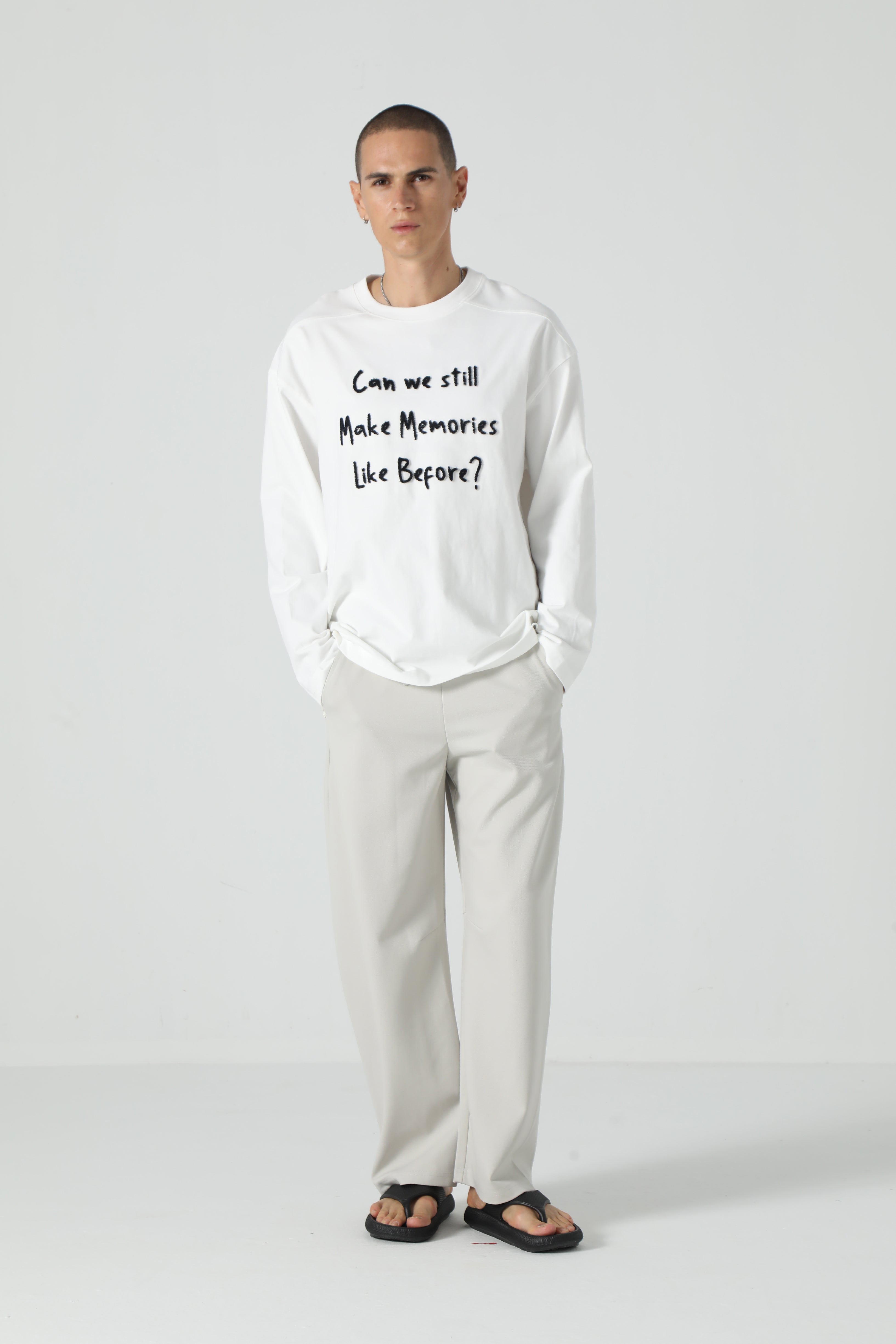 Suede-Finish Jersey T-Shirt