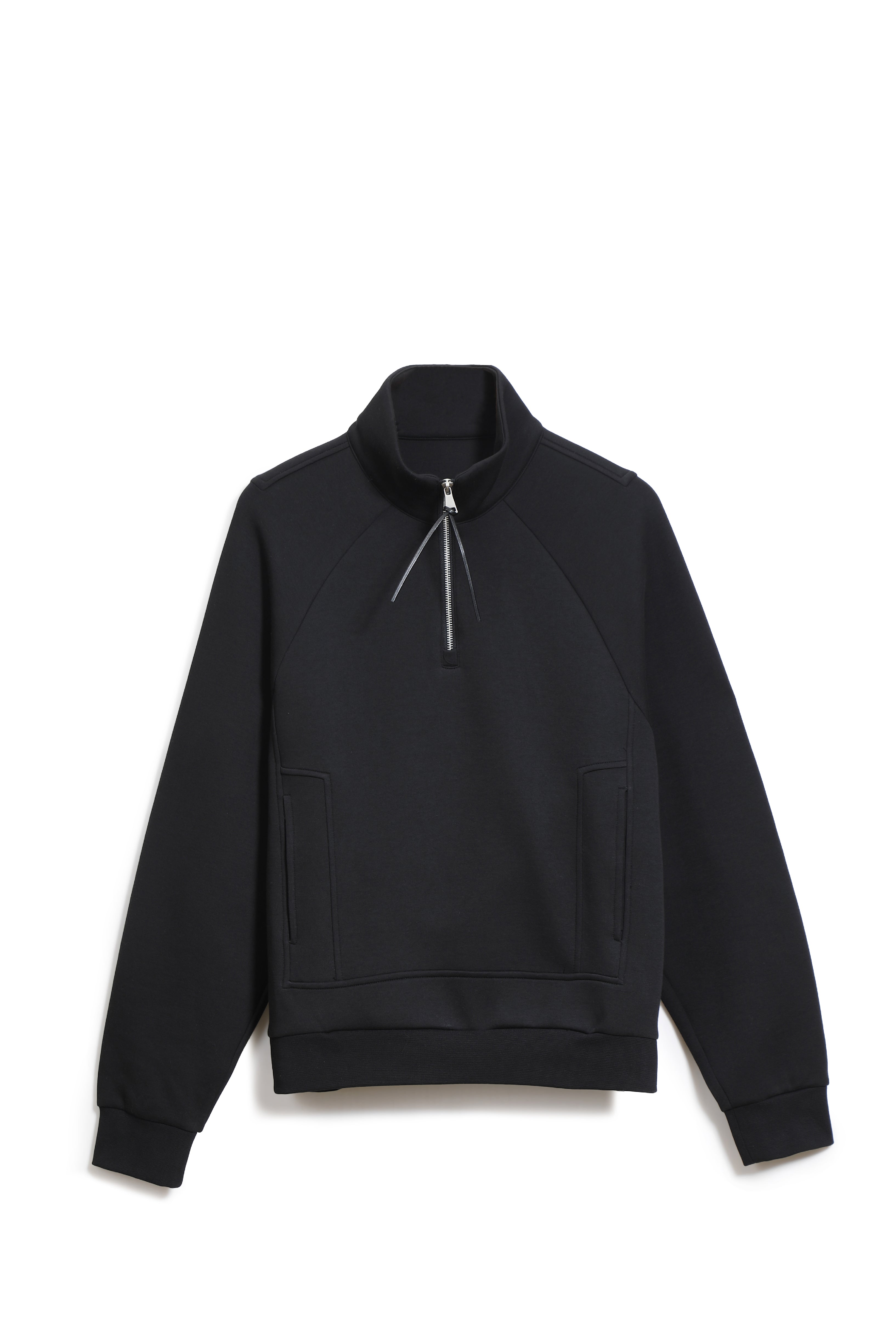 High-Neck Raglan Sweatshirt